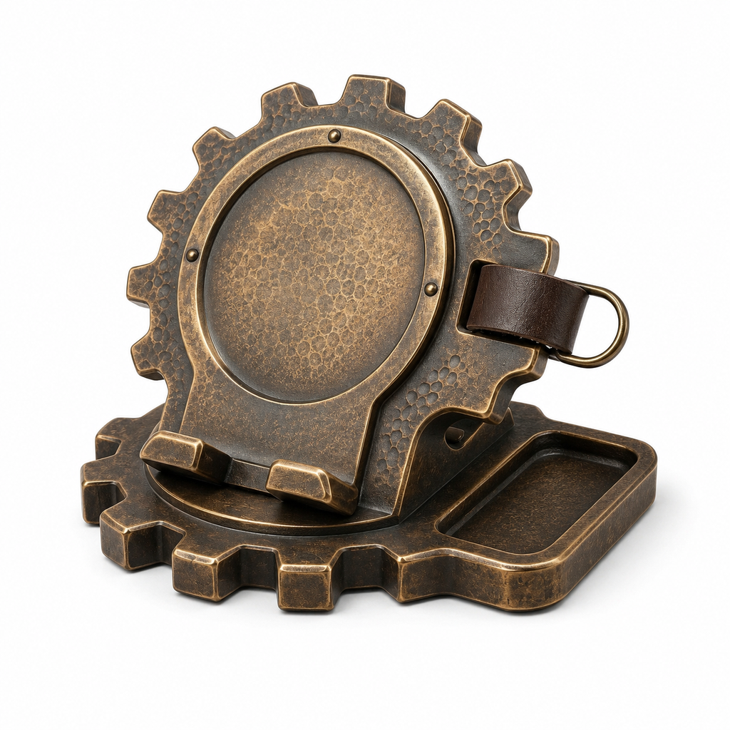*Uebnzns™ Multifunctional Organizer Stand – Industrial Gear Phone Holder & Desk Dock*