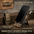 Uebnzns™ Retro Brass Dual-Function Phone Clip & Stand